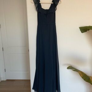 Azazie Midnight Blue Maxi Dress